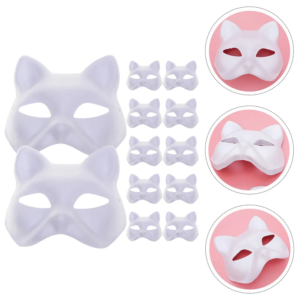 12 Pcs Masks DIY Set