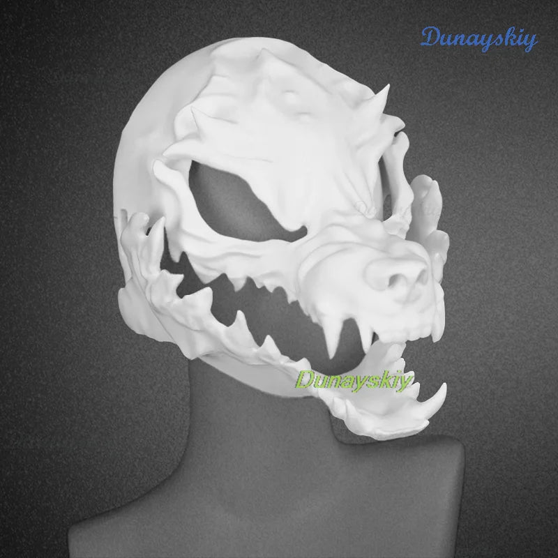 Realistic Dog Skull Kigurumi Furry Mask