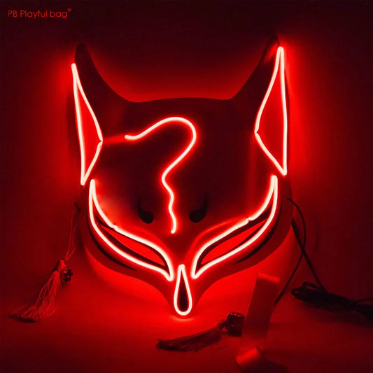 Party LED Glow Fox Mask